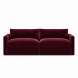 Lucie Grande 2-Seat Sofa Ruby Red