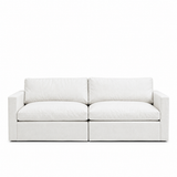 Lucie Grande 2-Seat Sofa True White