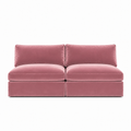 Lucie Grande 2-Sitssoffa (utan armstöd) Dusty Pink