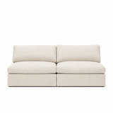 Lucie Grande 2-Seat Sofa (Without Armrests) Eggshell