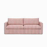 Lucie Grande 2-Seat Sofa Stripe Coral