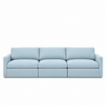 Lucie Grande 3-Seat Sofa Baby Blue