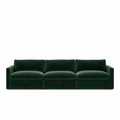 Lucie Grande 3-Sitssoffa Emerald Green