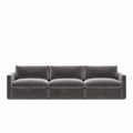 Lucie Grande 3-Seat Sofa Greige