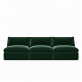 Lucie Grande 3-Sitssoffa (utan armstöd) Emerald Green