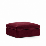 Lucie Ottoman Ruby Red