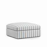Lucie Ottoman Stripe Blue
