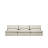 Lucie Grande 3-Seat Sofa (Without Armrests) Off White