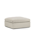 Lucie Ottoman Off White