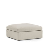 Lucie Ottoman Off White