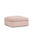 Lucie fotpall blush sittpuff puff linne rosa MELIMELI