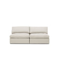 Lucie Grande 2-Seat Sofa (Without Armrests) Off White
