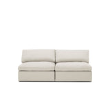Lucie Grande 2-Seat Sofa (Without Armrests) Off White