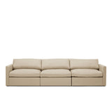 Lucie Grande 3-Seat Sofa Khaki