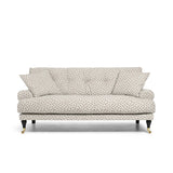 Blanca 2-Seat Sofa Brown Dots