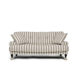 Blanca 2-Seat Sofa Stripe Brown