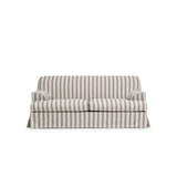 Frances 2-Seat Sofa Stripe Brown