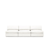 Lucie Grande 3-Seat Sofa (Without Armrests) True White