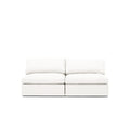 Lucie Grande 2-Seat Sofa (Without Armrests) True White