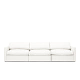 Lucie Grande 3-Seat Sofa True White
