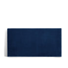 Sänggavel Bella Deep Blue i mörkblå sammet från Melimeli