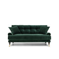 Blanca 2-Seat Sofa Emerald Green