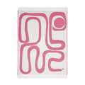 Throw Idea Coral/White