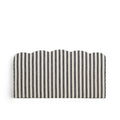 Johanna Headboard Stripe Black 140 cm