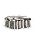 Luca Ottoman Stripe Black