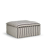 Luca Ottoman Stripe Black