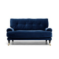 Blanca Love Seat Deep Blue