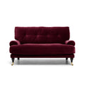 Blanca Love Seat Ruby Red