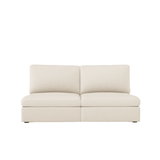 Lucie Grande 2-Seat Sofa (Without Armrests) Eggshell
