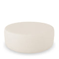 Blanca Ottoman Eggshell 90 cm