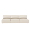 Lucie Grande 3-Seat Sofa (Without Armrests) Eggshell