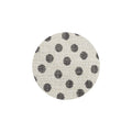 Fabric by the Metre Linen Spotted Black