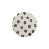 Fabric by the Metre Linen Spotted Black