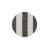 Fabric by the Meter Linen Striped Black