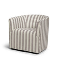 Vivi Armchair Brown Stripe
