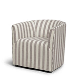 Vivi Armchair Brown Stripe