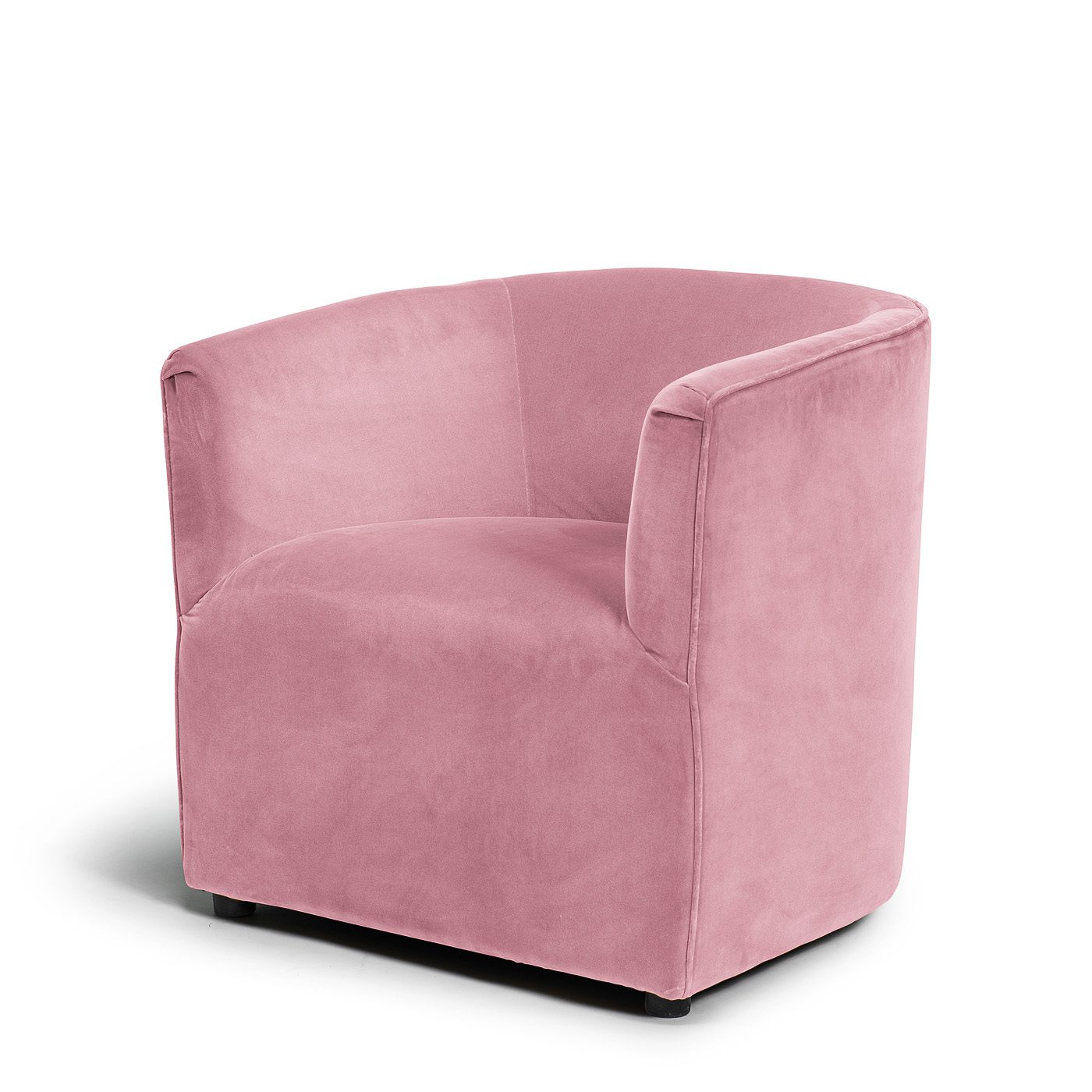 Vivi Fåtölj i rosa sammet från Melimeli
