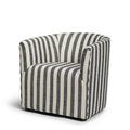 Vivi Armchair Stripe Black