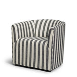 Vivi Armchair Stripe Black