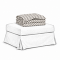 Cover Frances Ottoman Dotted Black