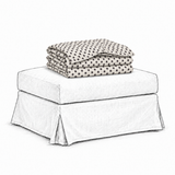 Cover Frances Ottoman Dotted Black