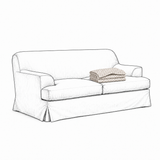 Cover Frances 2-Seat Sofa Dotted Brown