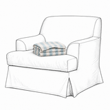 Cover Frances Armchair Stripe Blue