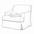 Cover Frances Armchair True White