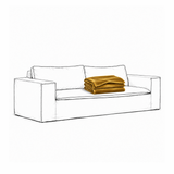 Upholstery Luca Original 2-Seater Sofa Amber