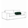 Cover Luca Grande 2-Seat Sofa Emerald Green